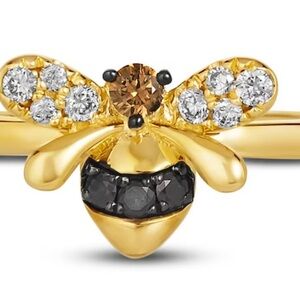 La Vian Diamond Bee Ring 1/5 Carat TW